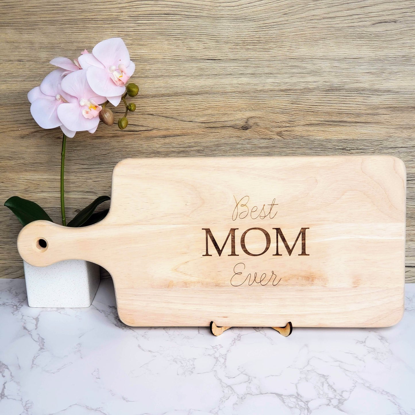 Best Mom Ever Engraved Board | Mother's Day Personalized Thoughtful Affordable Last Minute Gift