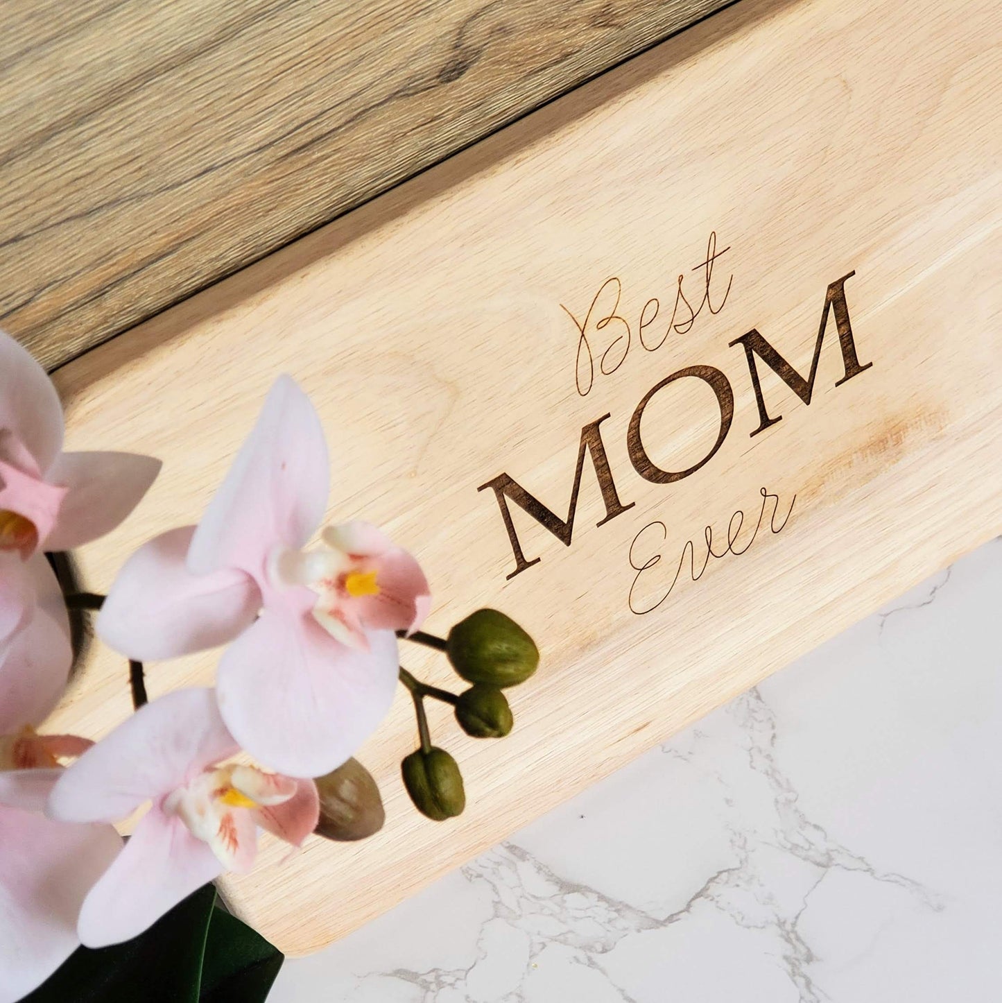 Best Mom Ever Engraved Board | Mother's Day Personalized Thoughtful Affordable Last Minute Gift