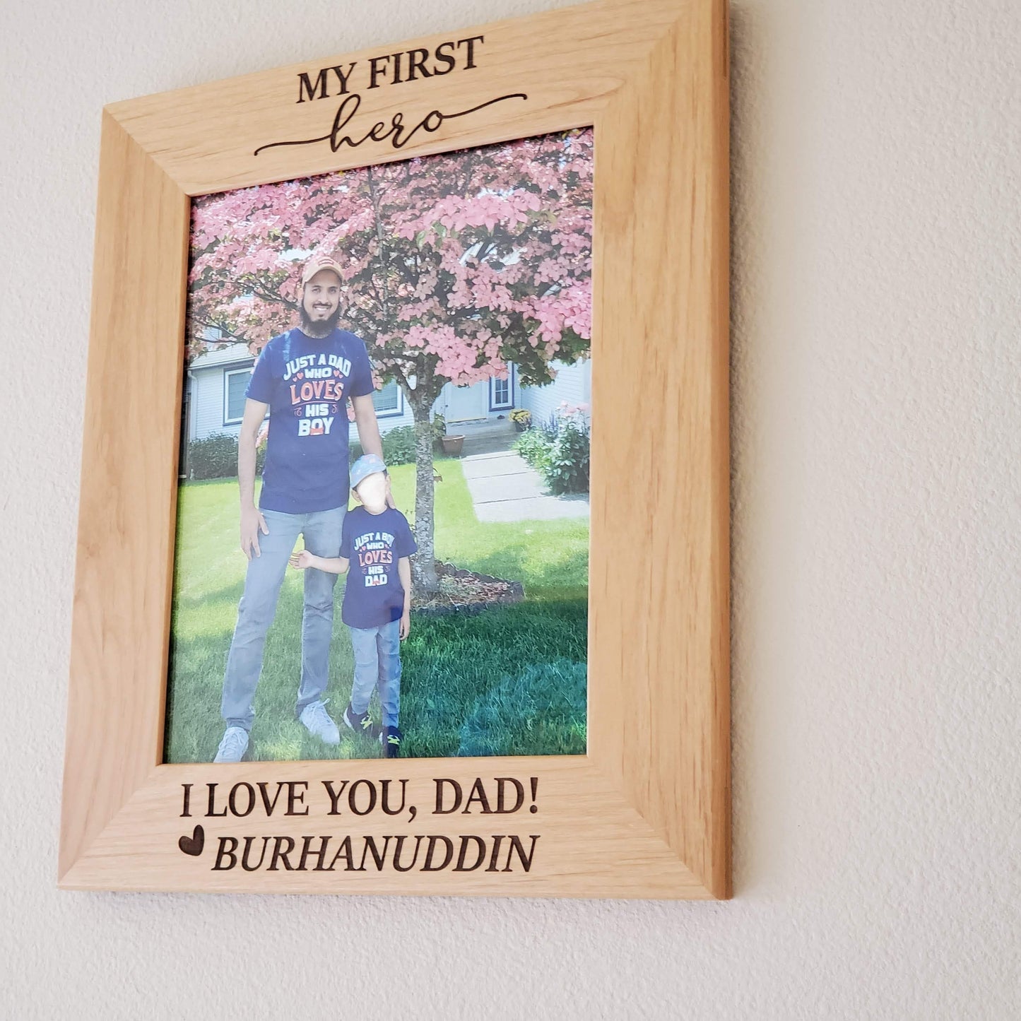 Picture Frame - Father's Day My First Hero