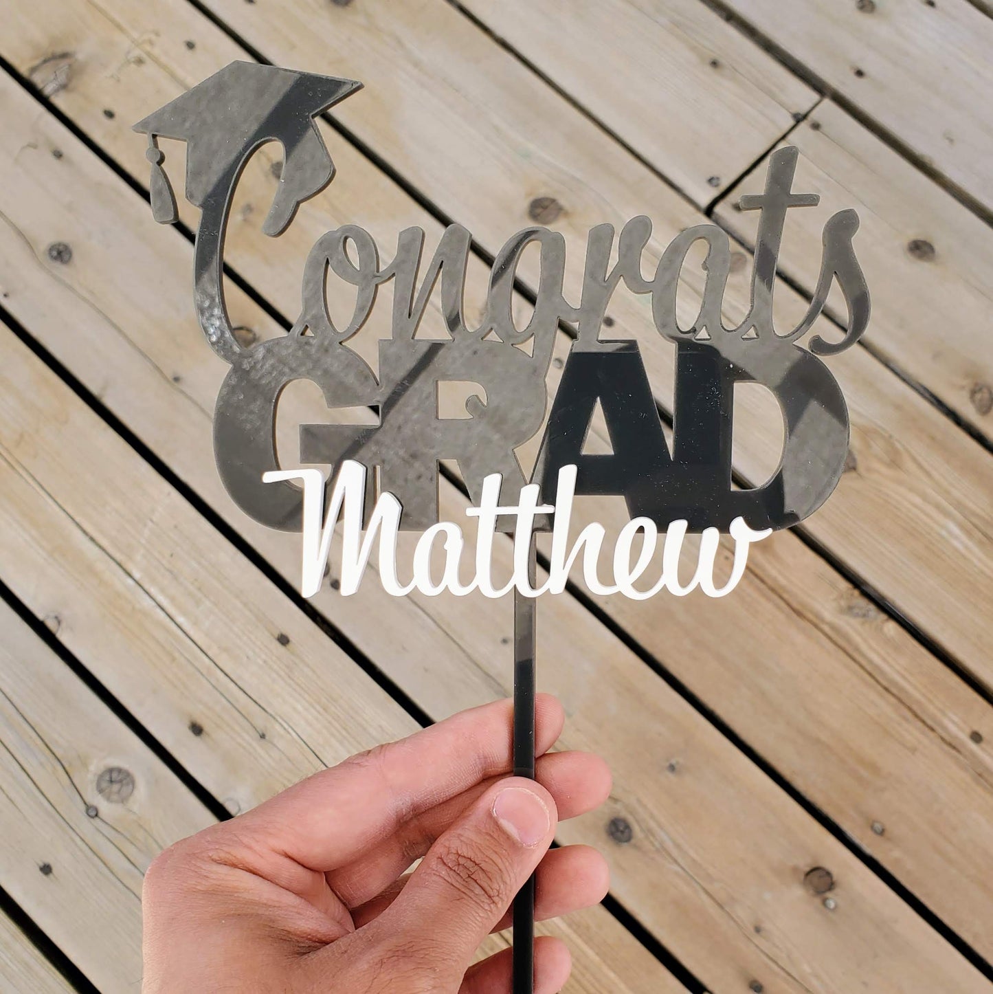 Graduation Acrylic Cake Toppers