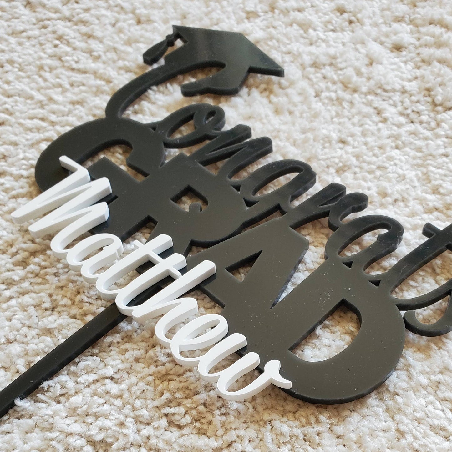 Graduation Acrylic Cake Toppers