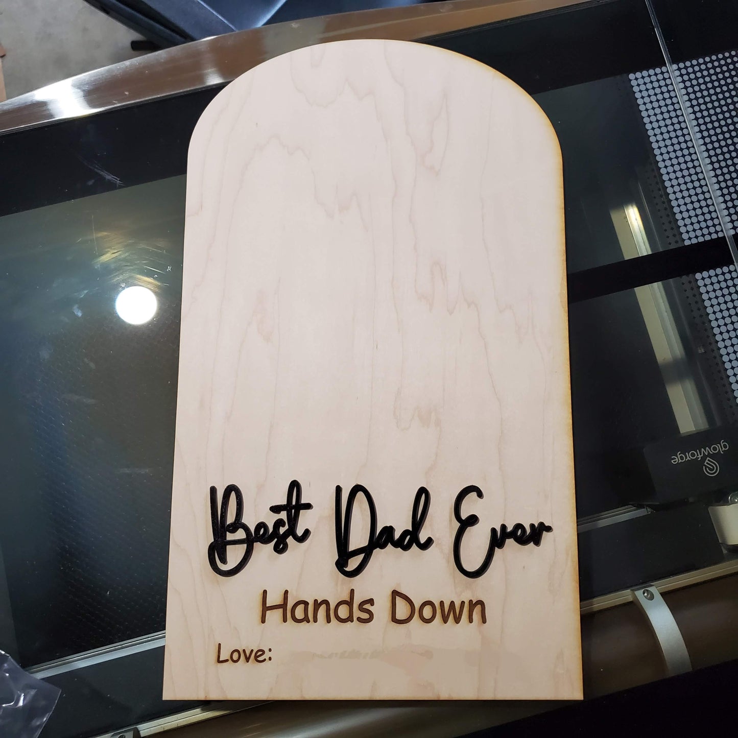 Father's Day Best Dad Ever Hands Down Large