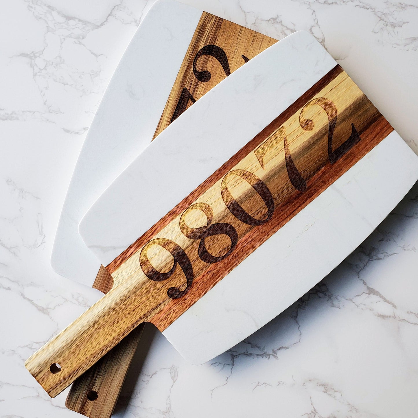 Marble Serving Board - Zipcodes