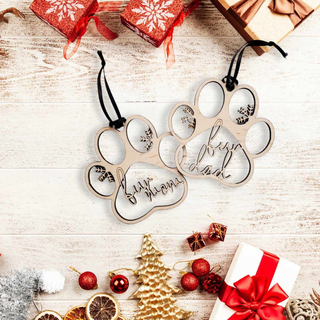 Fur Mom Fur Dad - Ornament