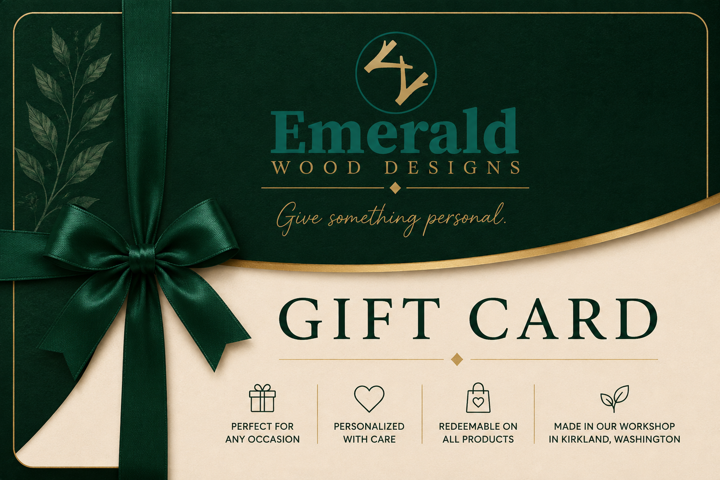 Emerald Wood Designs Gift Card