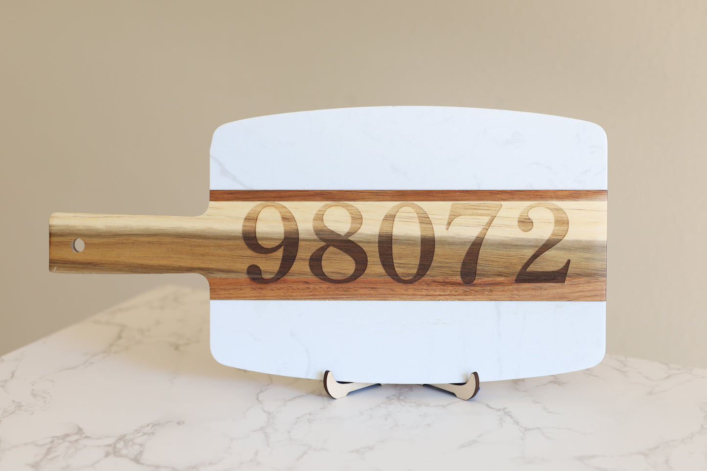 Marble Serving Board - Zipcodes