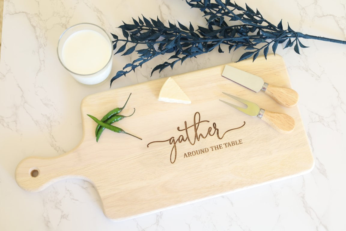 Charcuterie Wood Board - Gather Around The Table