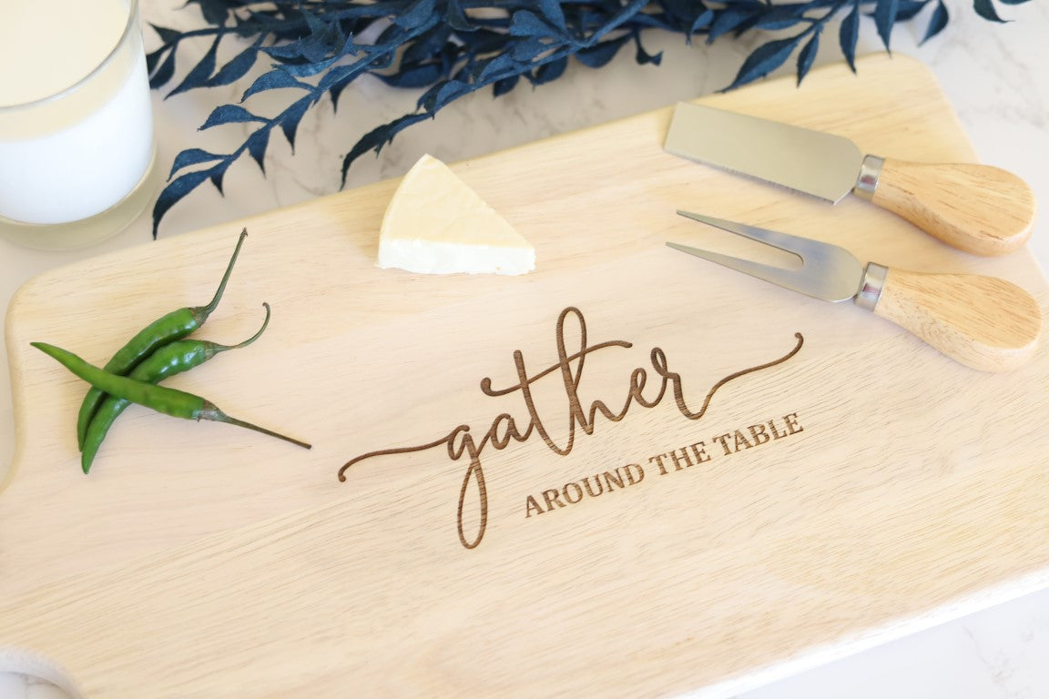 Charcuterie Wood Board - Gather Around The Table