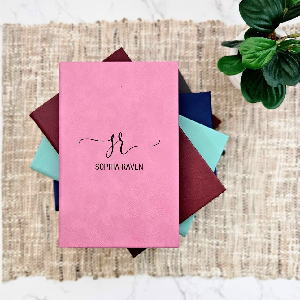 Leather Journals with Name Engraving