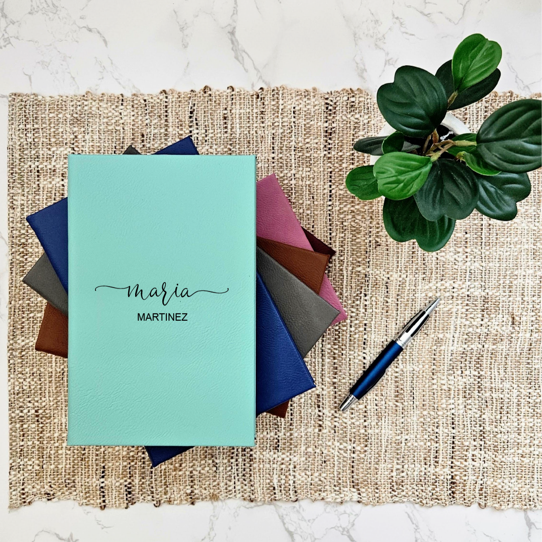 Leather Journals with Name Engraving