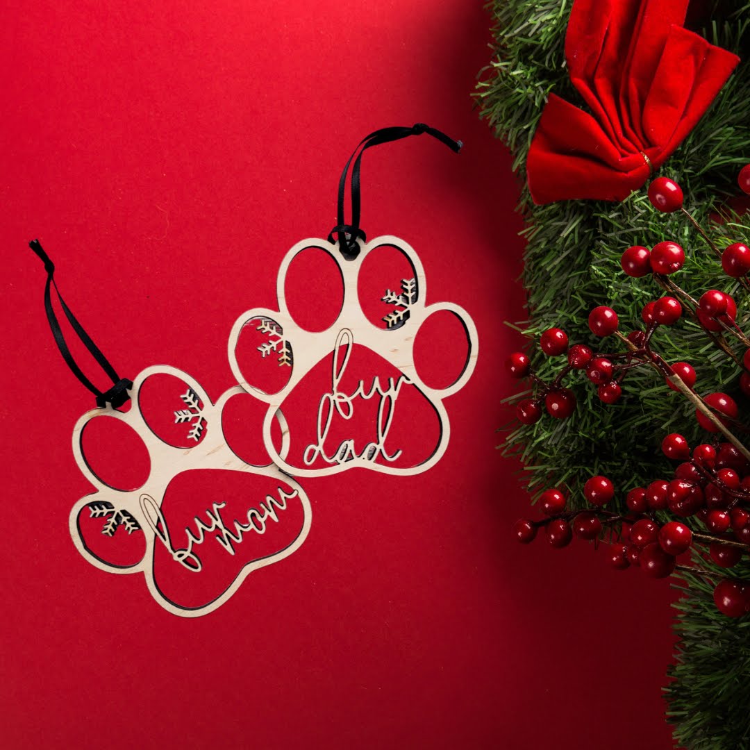 Fur Mom Fur Dad - Ornament