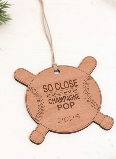 Seattle Baseball Team So Close Christmas Ornament