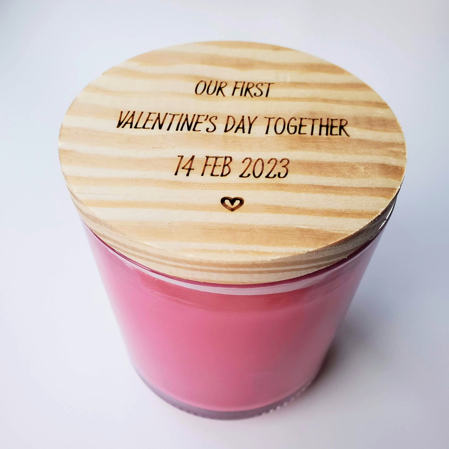 Scented Candle with Engraving