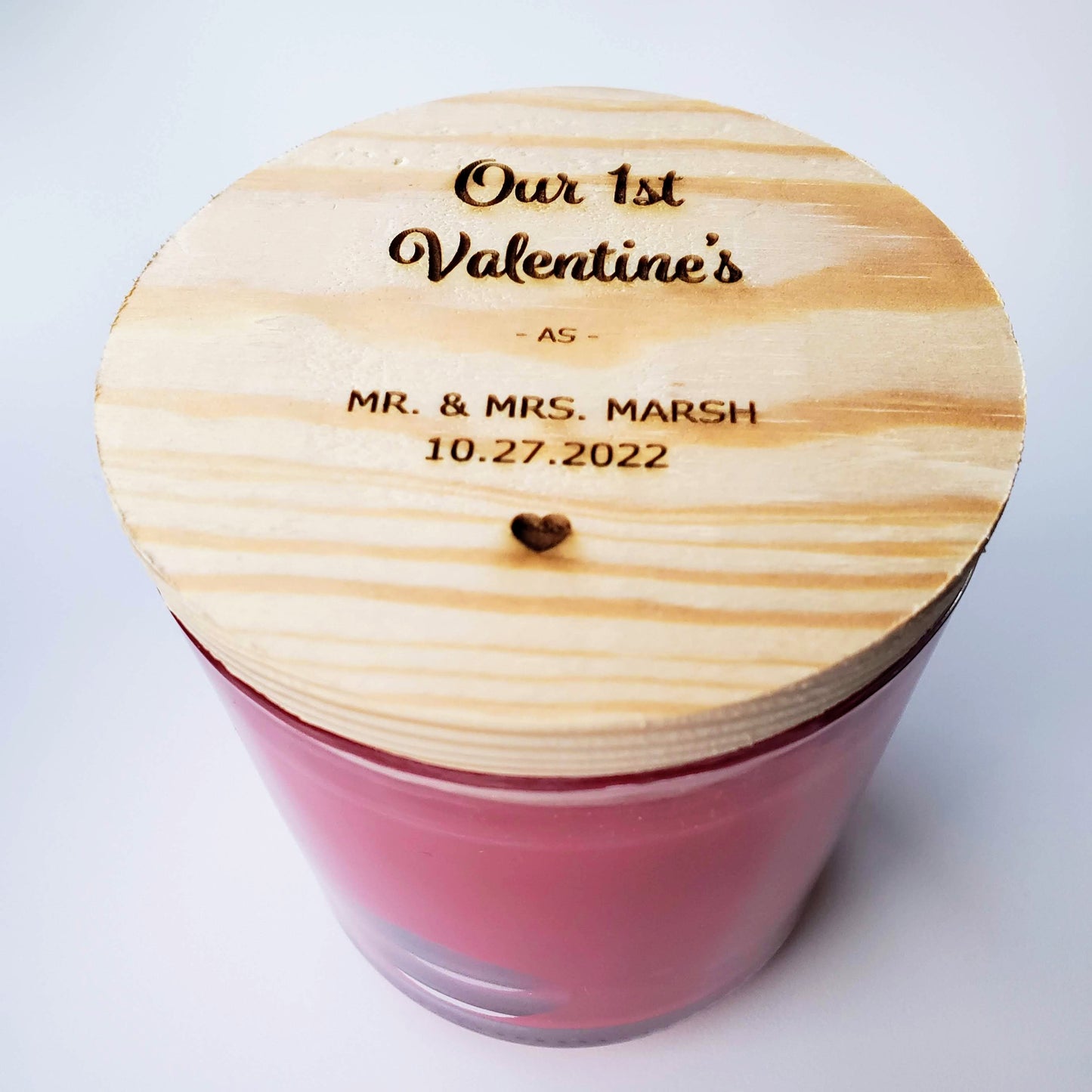 Scented Candle with Engraving