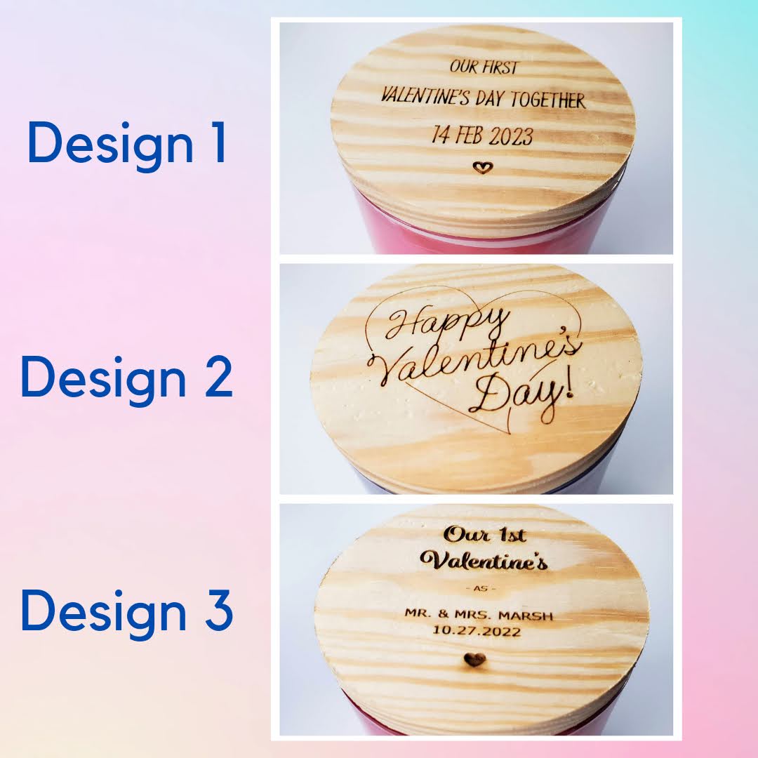 Scented Candle with Engraving
