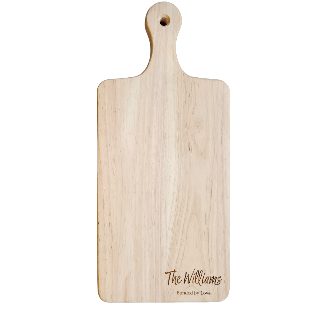 Charcuterie Wood Board - Family Name Bonded Love