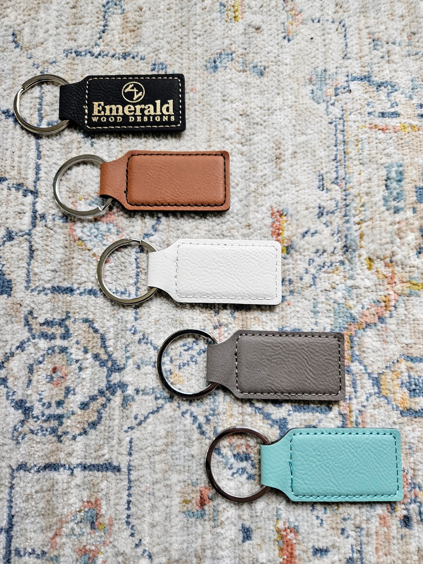 Leatherette Keychain