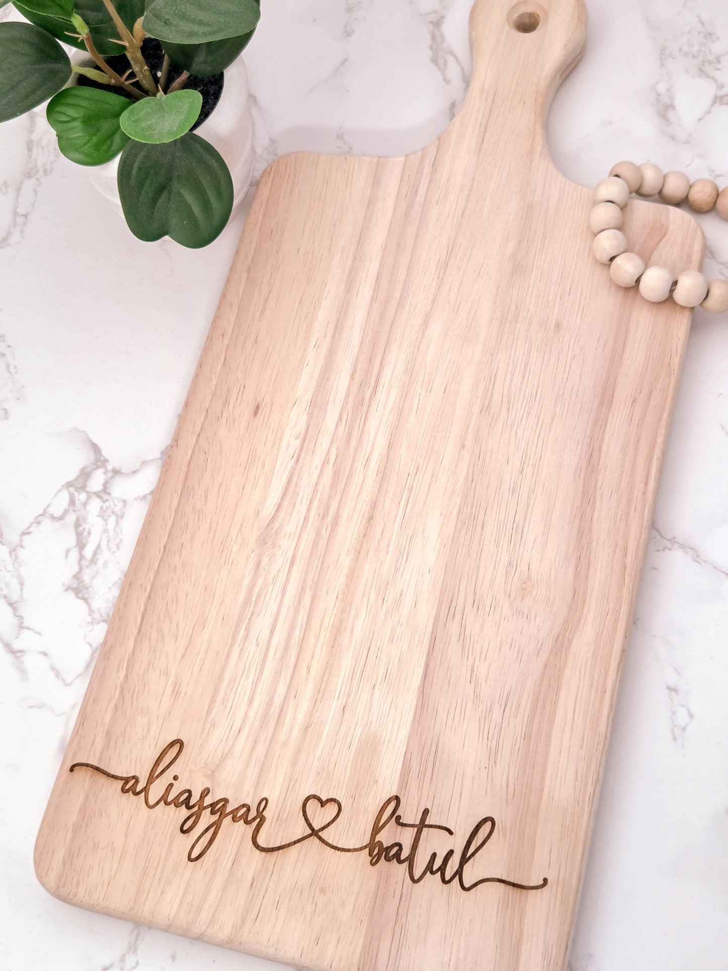 Charcuterie Wood Board - Couple's / Single Name